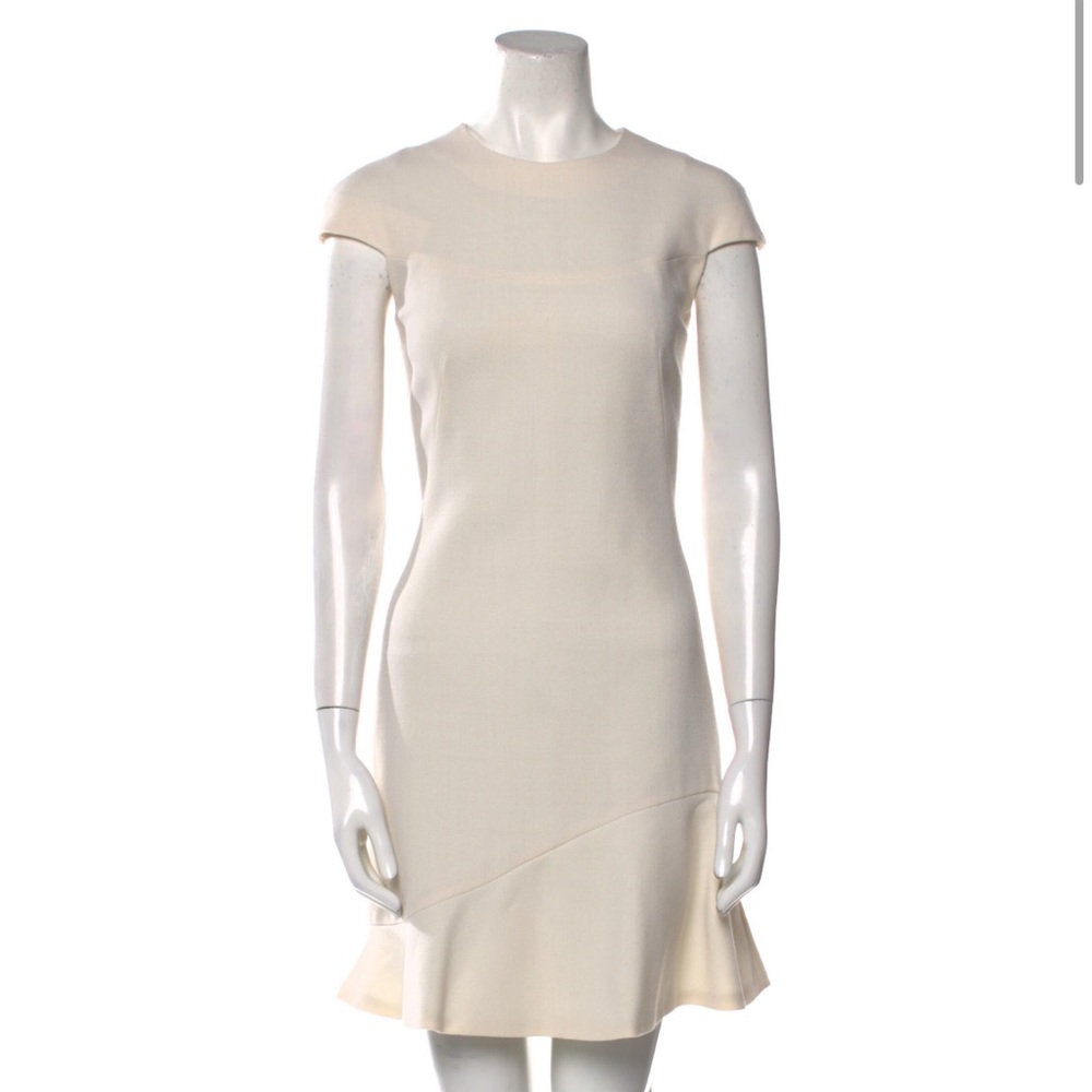 Alexander McQueen Virgin Wool Mini Dress - Size 8/IT44